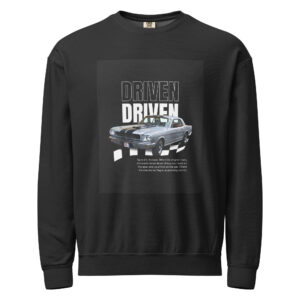 Unisex garment-dyed fleece crewneck sweatshirt