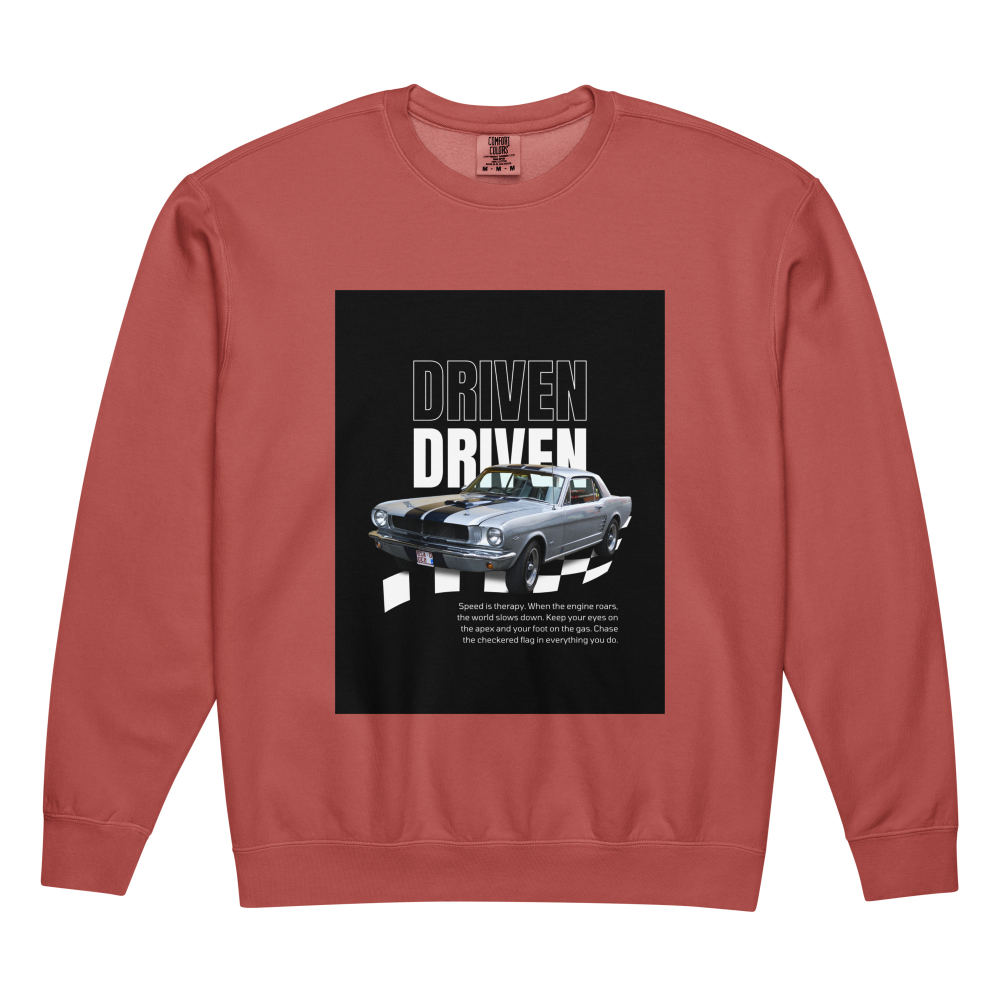 Unisex garment-dyed fleece crewneck sweatshirt - Image 5