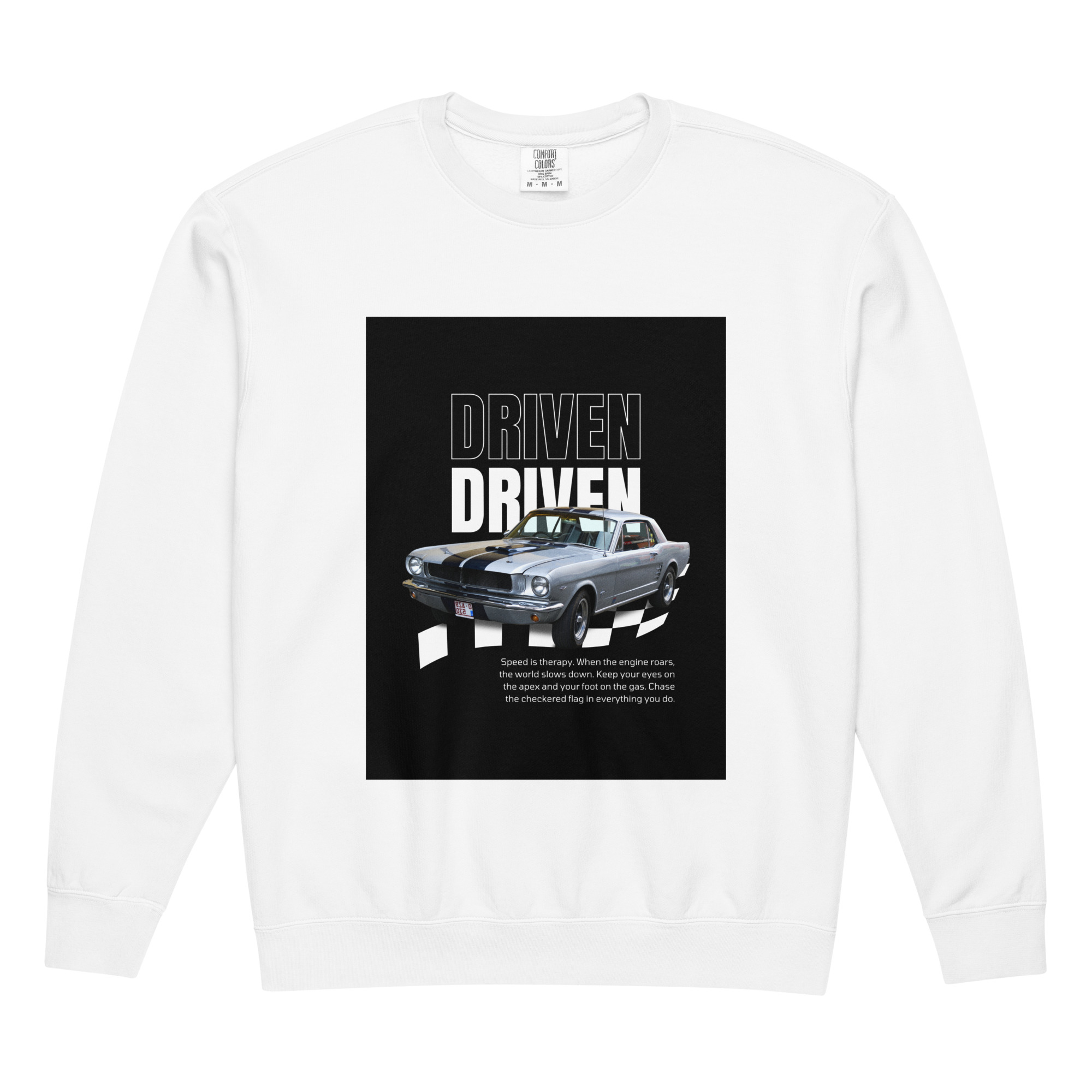 Unisex garment-dyed fleece crewneck sweatshirt - Image 10