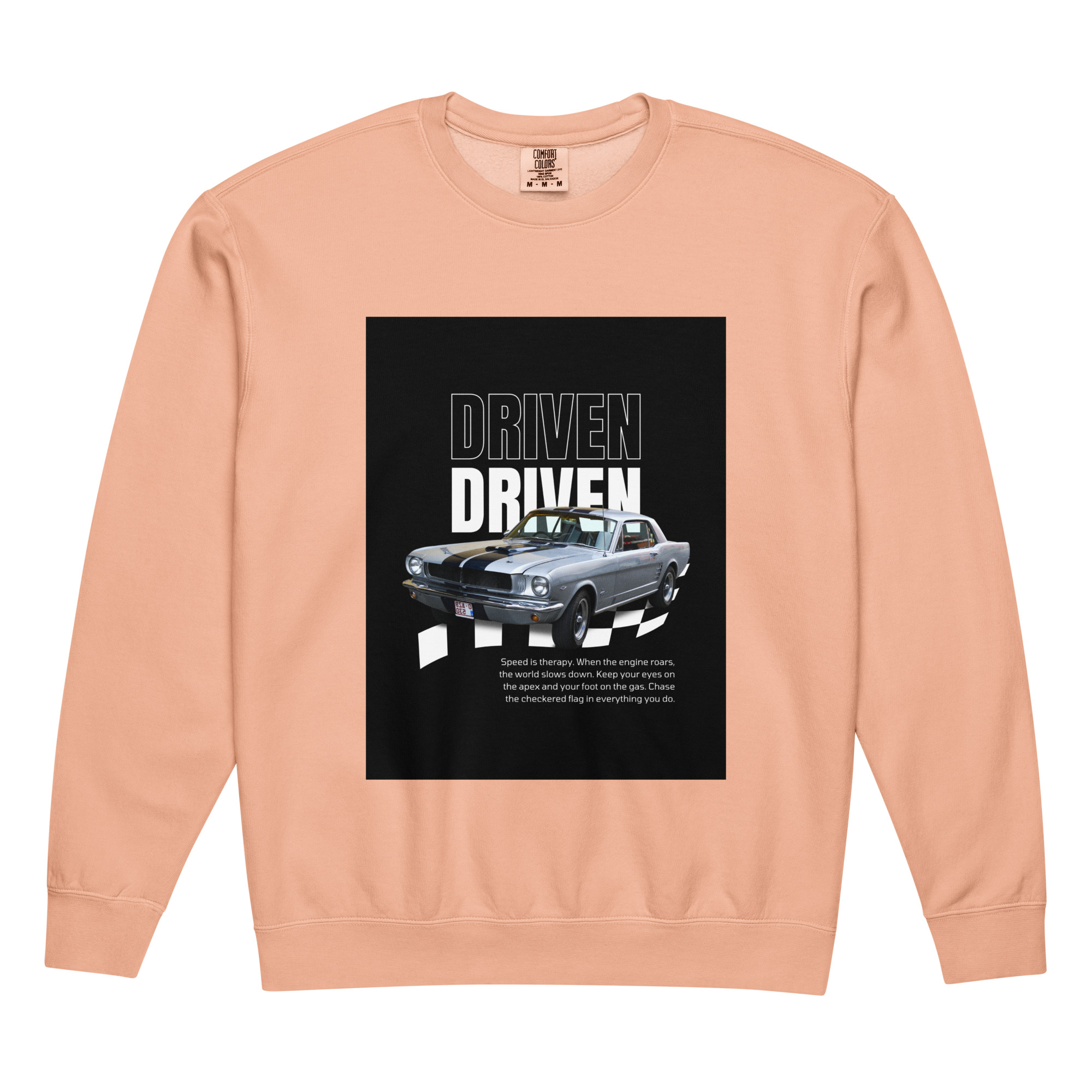 Unisex garment-dyed fleece crewneck sweatshirt - Image 11