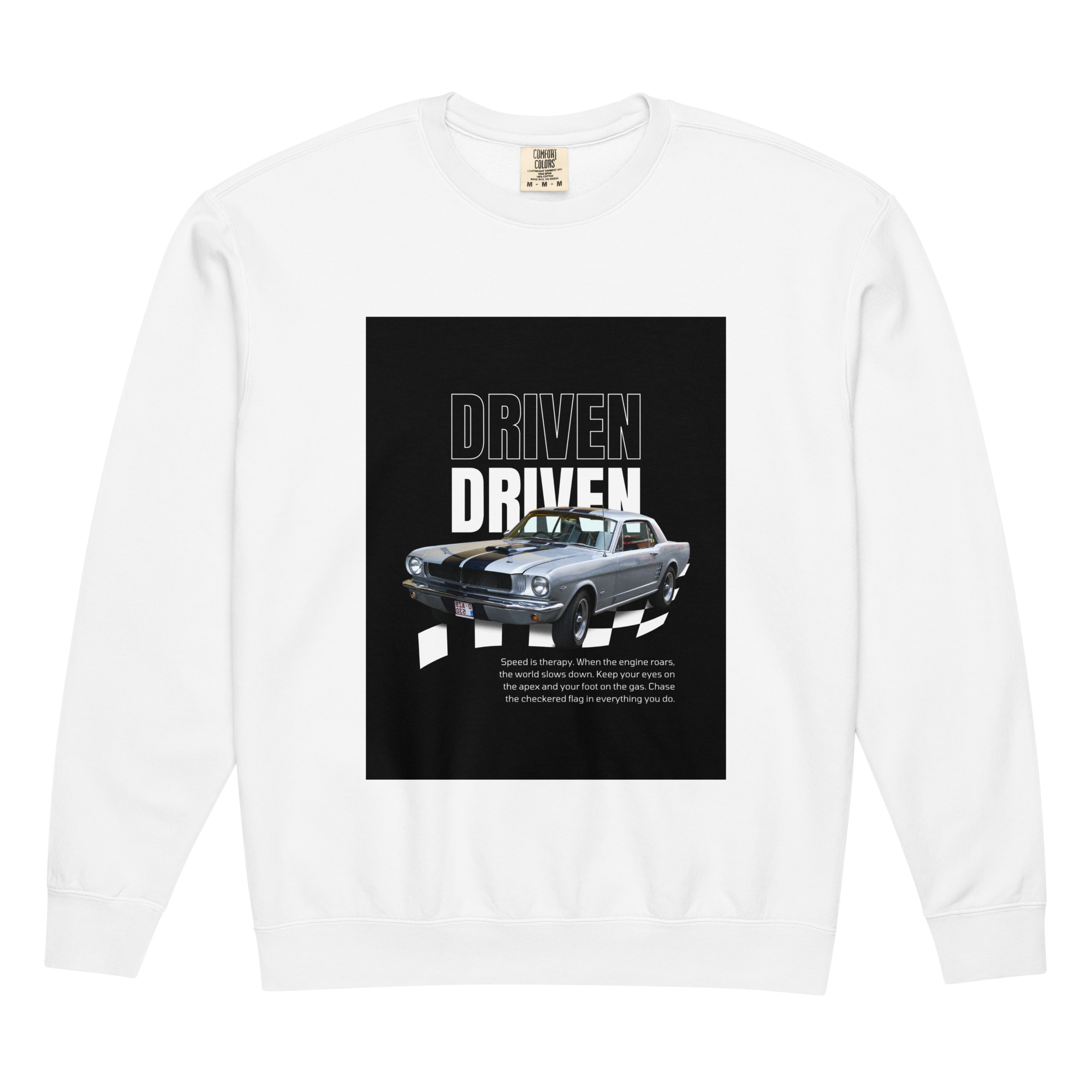 Unisex garment-dyed fleece crewneck sweatshirt - Image 13