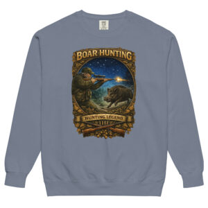 Unisex garment-dyed sweatshirt